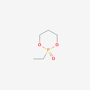molecular formula C5H11O3P B15176460 2-Ethyl-1,3,2-dioxaphosphorinane 2-oxide CAS No. 118792-90-8