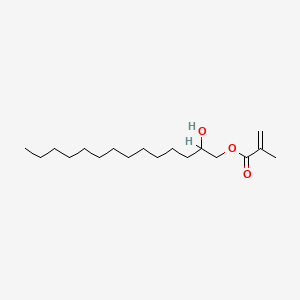 molecular formula C18H34O3 B15176522 2-Hydroxytetradecyl methacrylate CAS No. 96591-14-9