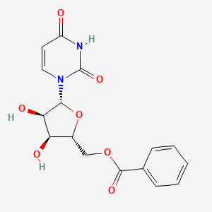 molecular formula C16H16N2O7 B15176527 Uridine 5'-benzoate CAS No. 54618-06-3