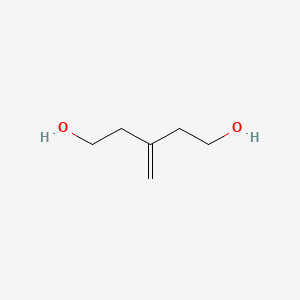 molecular formula C6H12O2 B15176536 3-Methylenepentane-1,5-diol CAS No. 40760-35-8