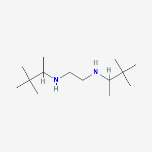 molecular formula C14H32N2 B15176573 N,N'-Bis(3,3-dimethyl-2-butyl)-ethylenediamine CAS No. 93761-28-5