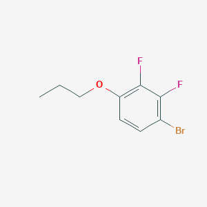 molecular formula C9H9BrF2O B1517658 1-Bromo-2,3-difluoro-4-propoxybenzene CAS No. 887582-69-6
