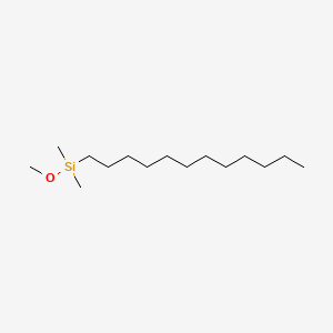 molecular formula C15H34OSi B15176603 Dodecylmethoxydimethylsilane CAS No. 93804-28-5