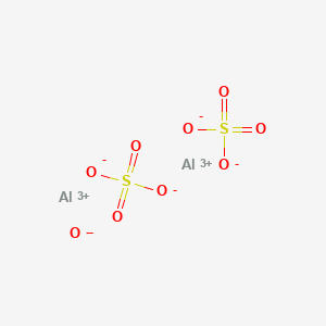 molecular formula Al2O9S2 B15176620 Aluminum oxide sulfate (Al2O(SO4)2) CAS No. 12252-79-8