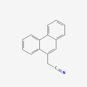 molecular formula C16H11N B15176628 9-Phenanthreneacetonitrile CAS No. 50781-52-7