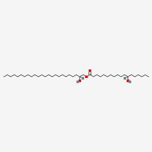 molecular formula C42H84O4 B15176689 2-Hydroxytetracosyl 12-hydroxyoctadecanoate CAS No. 93778-45-1