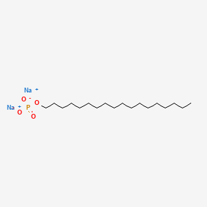 molecular formula C18H37Na2O4P B15176700 Disodium octadecyl phosphate CAS No. 35177-76-5