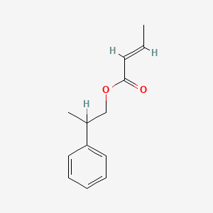 molecular formula C13H16O2 B15176755 2-Phenylpropyl 2-butenoate CAS No. 93857-94-4