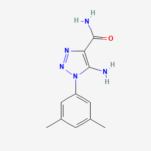 5-Amino-1-(3,5-dimethylphenyl)-1H-1,2,3-triazole-4-carboxamide