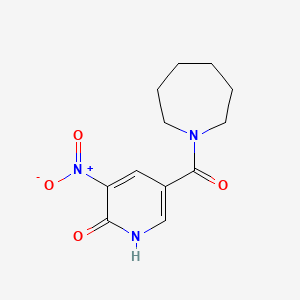 5-(azepan-1-ylcarbonyl)-3-nitropyridin-2(1H)-one