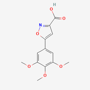 5-(3,4,5-Trimethoxyphenyl)-1,2-oxazole-3-carboxylic acid