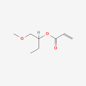 molecular formula C8H14O3 B15176926 1-(Methoxymethyl)propyl acrylate CAS No. 85269-37-0