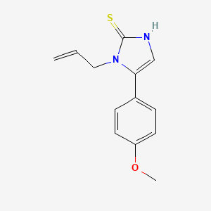1-allyl-5-(4-methoxyphenyl)-1,3-dihydro-2H-imidazole-2-thione