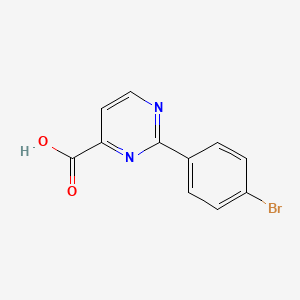 2-(4-Bromophenyl)pyrimidine-4-carboxylic acid