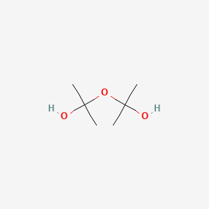 molecular formula C6H14O3 B15176971 2,2'-Oxydipropan-2-ol CAS No. 72986-46-0