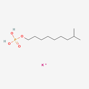 molecular formula C10H23KO4P+ B15176979 Isodecyl dihydrogen phosphate, potassium salt CAS No. 93820-31-6