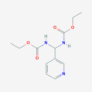 Diethyl (pyridin-3-ylmethylene)dicarbamate