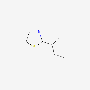 molecular formula C7H13NS B15177005 2-sec-Butyl-2,5-dihydrothiazole CAS No. 39800-93-6