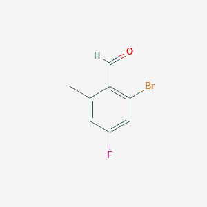2-Bromo-4-fluoro-6-methylbenzaldehyde