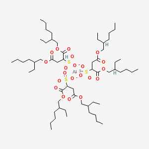 molecular formula C60H111AlO21S3 B15177027 Docusate aluminum CAS No. 15968-85-1