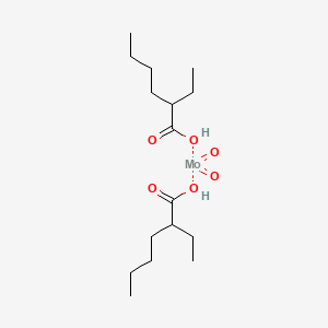 molecular formula C16H32MoO6 B15177035 Bis(2-ethylhexanoato-O)dioxomolybdenum CAS No. 94232-43-6