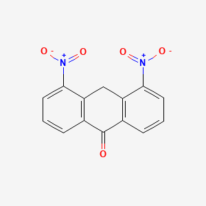 molecular formula C14H8N2O5 B15177073 4,5-Dinitroanthracen-9(10H)-one CAS No. 71630-67-6