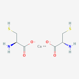 molecular formula C6H12CaN2O4S2 B15177082 Calcium L-cystinate CAS No. 74263-37-9