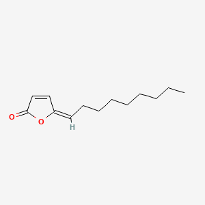 molecular formula C13H20O2 B15177083 (E)-5-Nonylidenefuran-2(5H)-one CAS No. 77085-59-7
