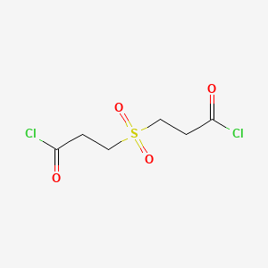 molecular formula C6H8Cl2O4S B15177113 3,3'-Sulphonyldipropionyl dichloride CAS No. 94088-94-5
