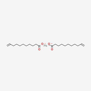 molecular formula C22H38O4Pb B15177139 Lead diundec-10-enoate CAS No. 94232-40-3