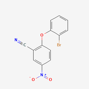 molecular formula C13H7BrN2O3 B15177225 Benzonitrile, 2-(2-bromophenoxy)-5-nitro- CAS No. 99902-78-0