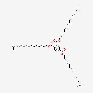 molecular formula C57H102O6 B15177238 Triisohexadecyl benzene-1,2,4-tricarboxylate CAS No. 93858-72-1