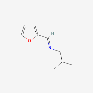 molecular formula C9H13NO B15177268 N-Furfurylideneisobutylamine CAS No. 85098-92-6