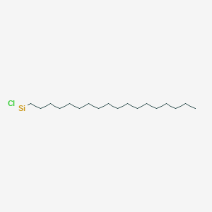 molecular formula C18H37ClSi B15177271 Chlorooctadecylsilane CAS No. 86949-75-9