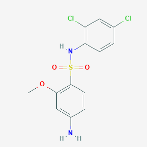 4-amino-N-(2,4-dichlorophenyl)-2-methoxybenzene-1-sulfonamide