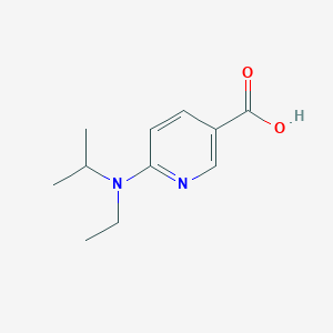 6-[Ethyl(propan-2-yl)amino]pyridine-3-carboxylic acid