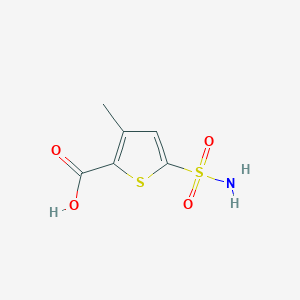 3-Methyl-5-sulfamoylthiophene-2-carboxylic acid