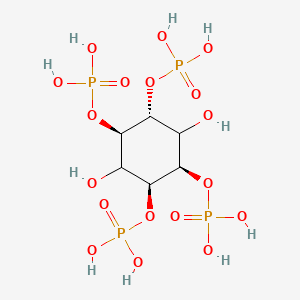 molecular formula C6H16O18P4 B15177333 myo-Inositol, tetrakis(dihydrogen phosphate) CAS No. 27121-72-8