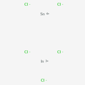 molecular formula Cl5InSn+2 B15177337 Indium tin pentachloride CAS No. 37362-82-6