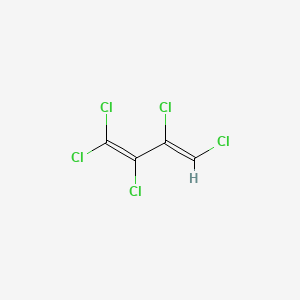 molecular formula C4HCl5 B15177370 1,1,2,3,4-Pentachlorobuta-1,3-diene CAS No. 21484-04-8