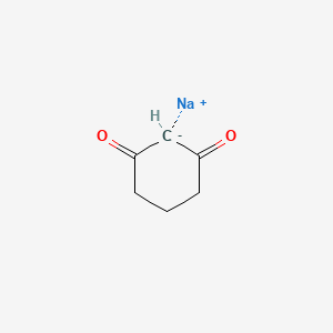 molecular formula C6H7NaO2 B15177378 Cyclohexane-1,3-dione, monosodium salt CAS No. 1874-83-5
