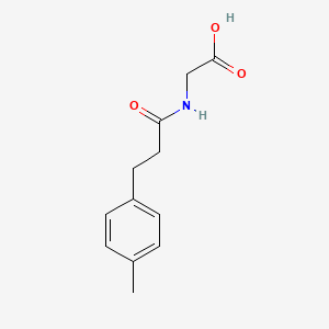 2-[3-(4-Methylphenyl)propanamido]acetic acid