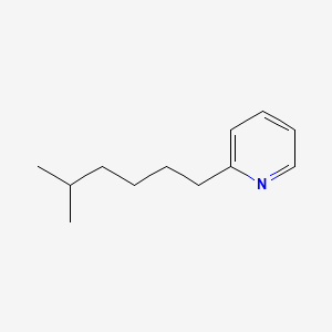 molecular formula C12H19N B15177393 2-(5-Methylhexyl)pyridine CAS No. 94278-29-2