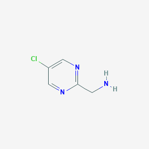 molecular formula C5H6ClN3 B151774 (5-氯嘧啶-2-基)甲胺 CAS No. 426266-77-5