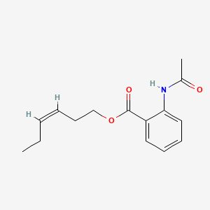 molecular formula C15H19NO3 B15177410 (Z)-Hex-3-enyl 2-(acetylamino)benzoate CAS No. 94333-66-1