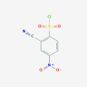 2-Cyano-4-nitrobenzene-1-sulfonyl chloride