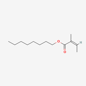 molecular formula C13H24O2 B15177426 Octyl 2-methylisocrotonate CAS No. 83803-42-3