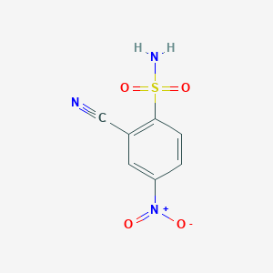 2-Cyano-4-nitrobenzene-1-sulfonamide