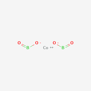 molecular formula B2CoO4 B15177465 Diboron cobalt(2+) tetraoxide CAS No. 38233-75-9
