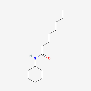 molecular formula C14H27NO B15177498 N-Cyclohexyloctanamide CAS No. 42577-04-8